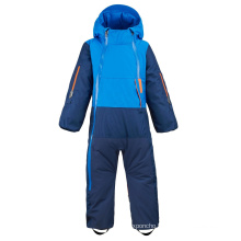 Fashion Design Child's Jumpsuit Blue One Piece Ski Suit Toboggan Suit Baby Snow Suit